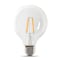 Feit Electric Feit G25 E26 (Medium) Filament LED Bulb Soft White 100 Watt Equivalence 1 pk BPG25100927CAFI - alternate 2